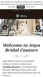 Mobile Screenshot of anyabridal.co.uk